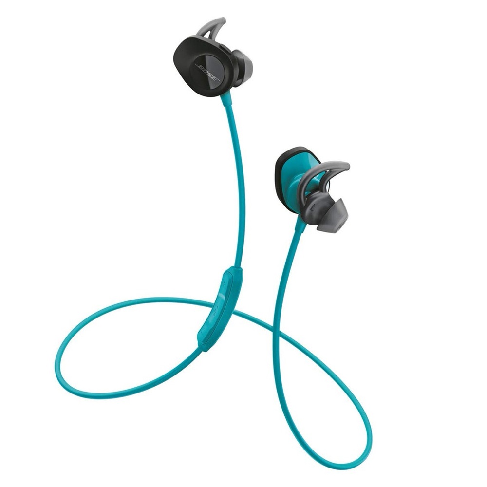 Bose Wireless Soundsport blue earbuds